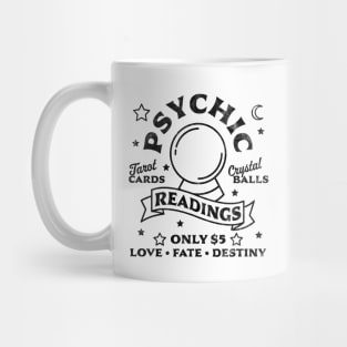 Gypsy Fortune Teller Psychic Readings Tarot Crystal Ball Mug